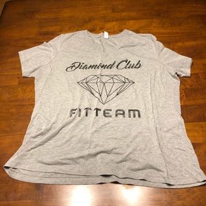 FITTEAM Ladies Large Diamond Club T-Shirt